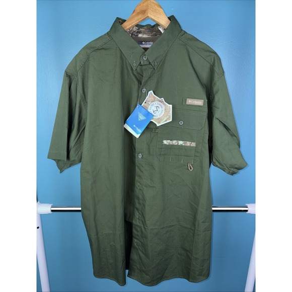 Columbia Other - Columbia PHG Real Tree Short Sleeve Hunting Shirt Size XL Gorpcore